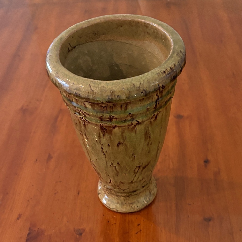 Rustic Vintage Pottery Vase